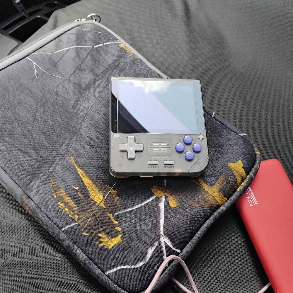 Retro Handheld Gaming Console - Gray and Purple
